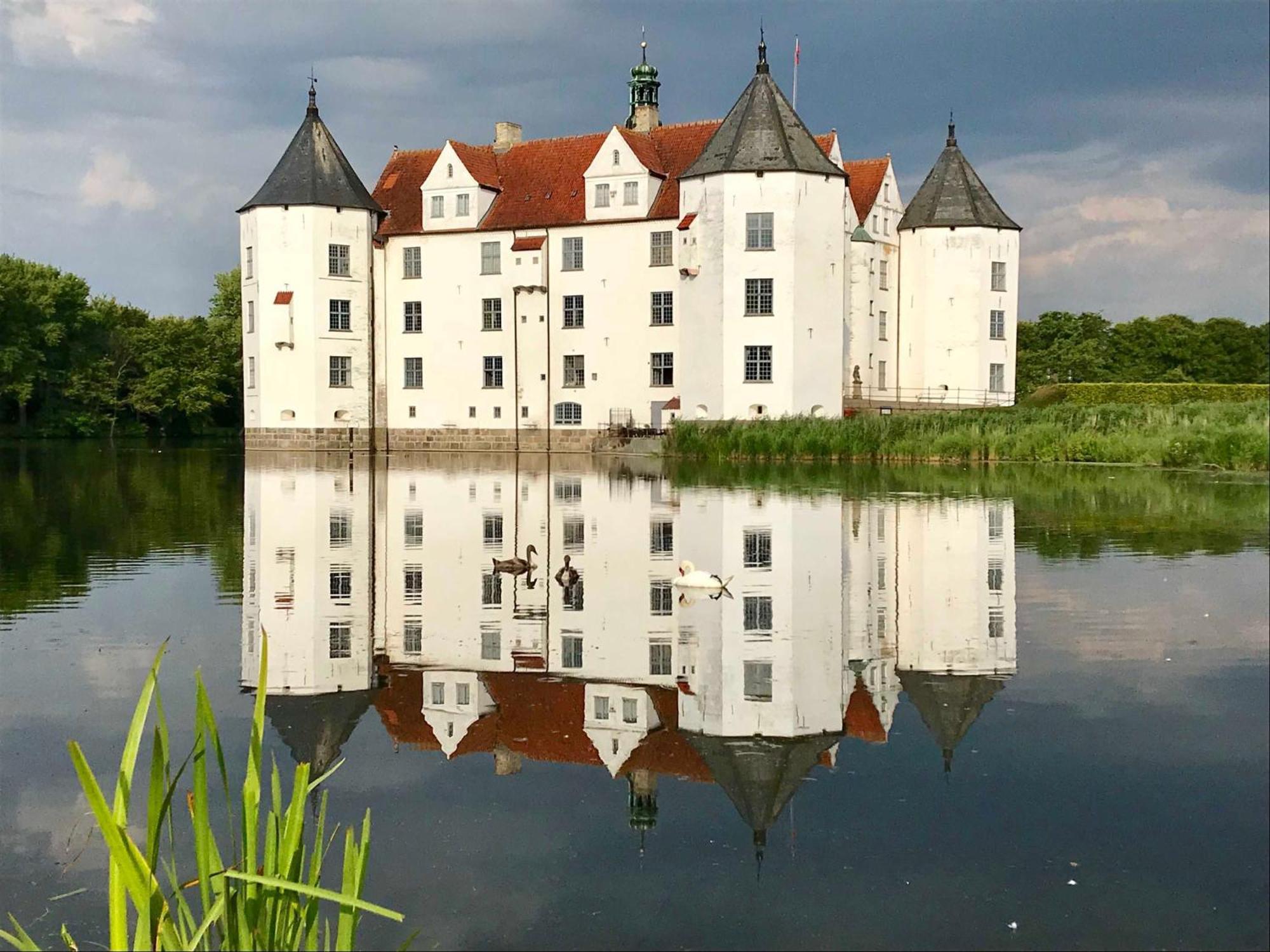 Ferienwohnung Skowronek Am Kurpark Glücksburg المظهر الخارجي الصورة