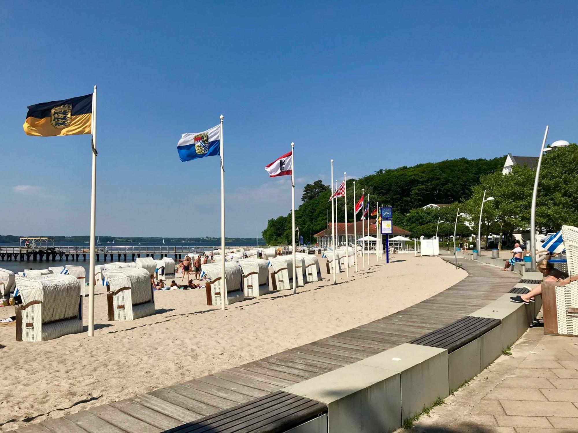 Ferienwohnung Skowronek Am Kurpark Glücksburg المظهر الخارجي الصورة